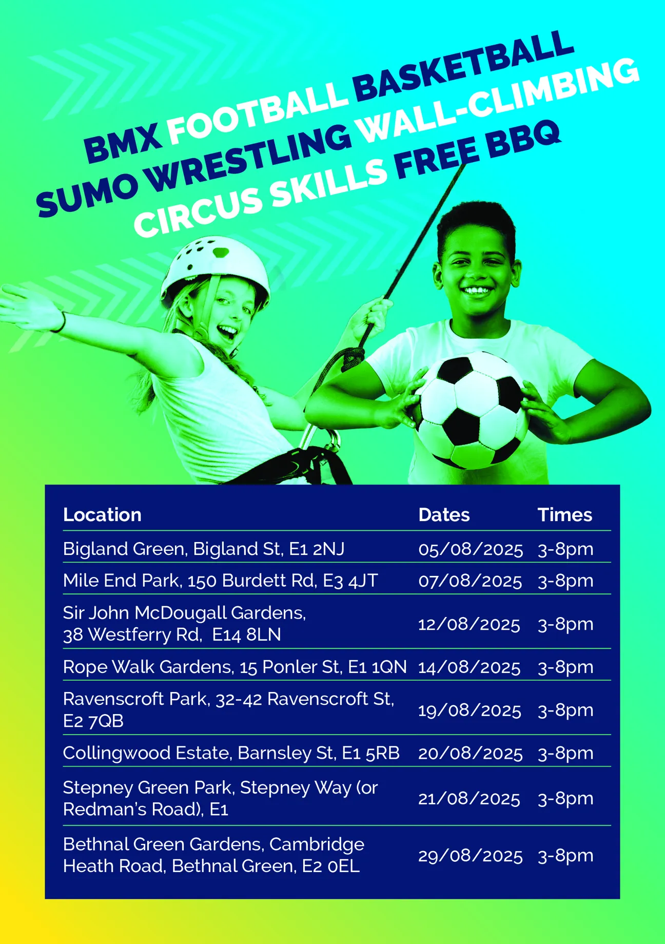 YTH Summer activities