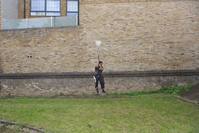 Young people doing outdoor activity
