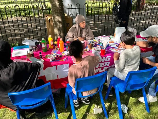 Young people enjoying a session out in the sun