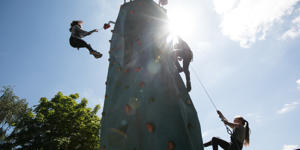 Rock climbing