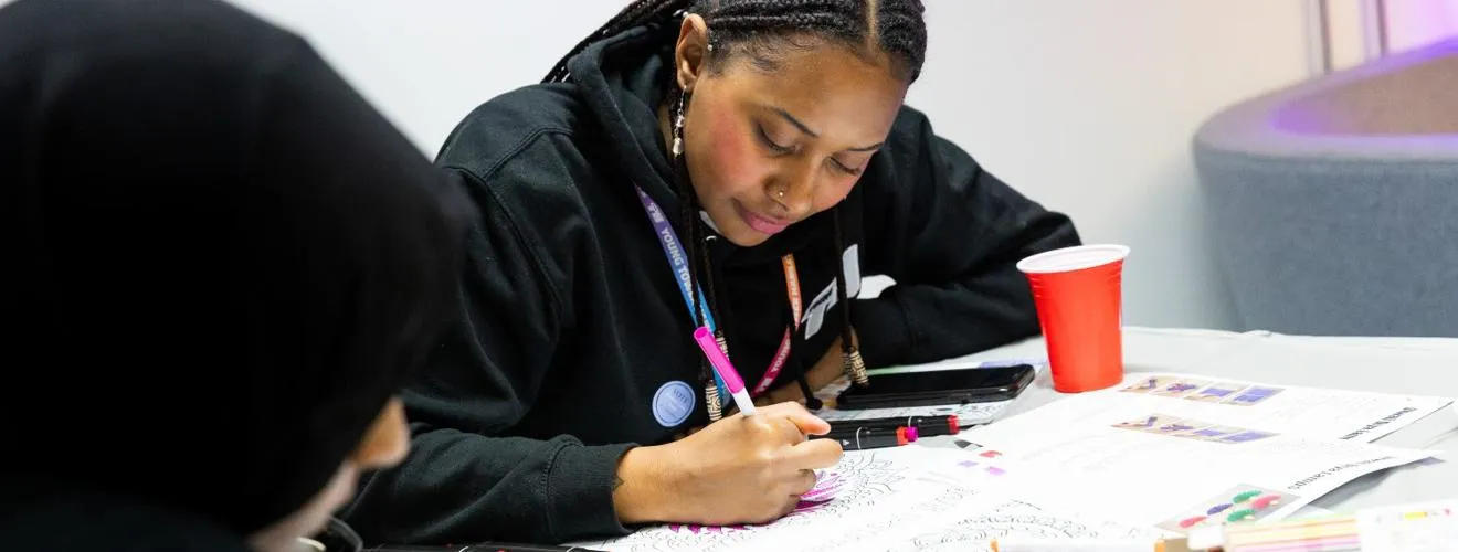 Young people doing activities