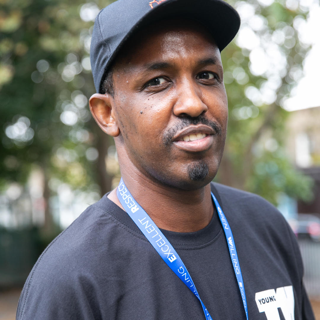 Youth worker in charge - Saeed